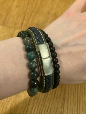 Anthony Jacobs Men’s Bracelet Set